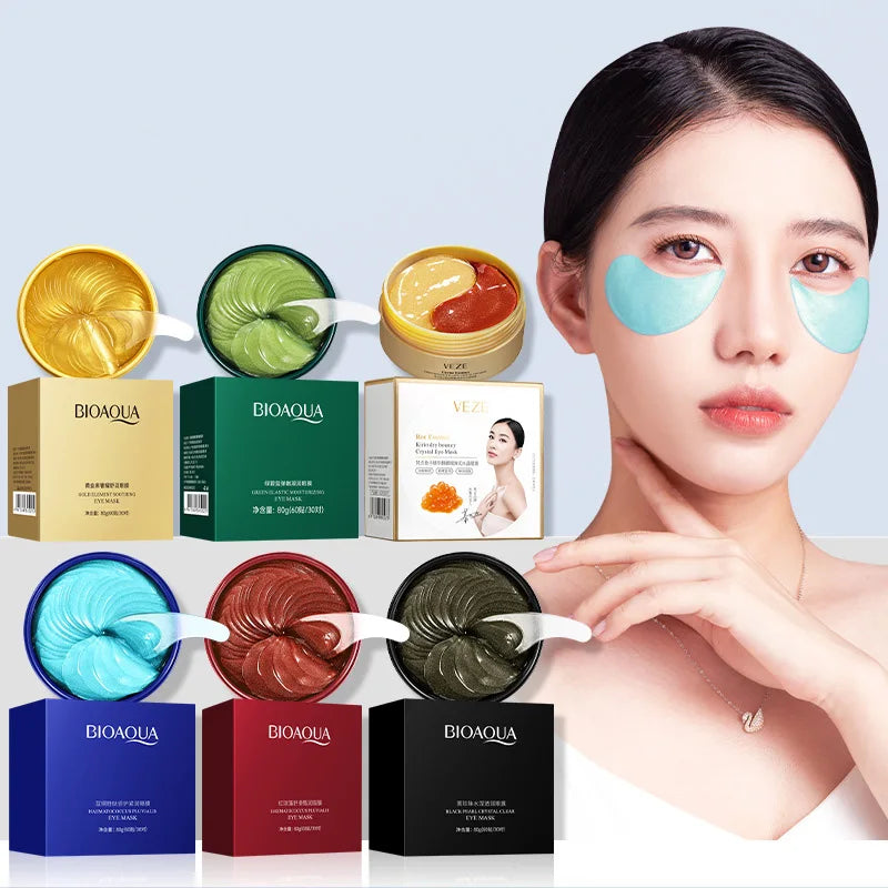 Masques pour les yeux au collagène – 60 pièces