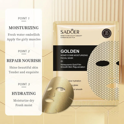 Masques pour visage en or 24 carats