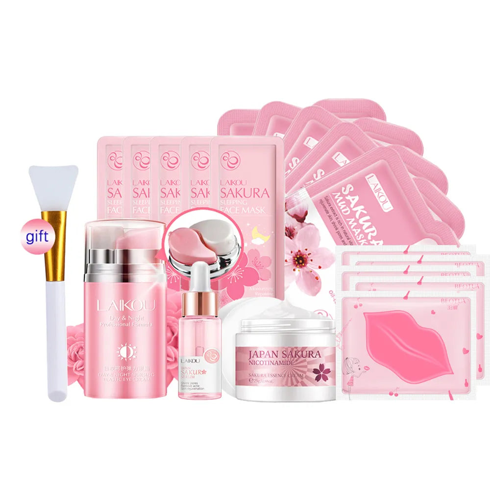 Set de Soins LAIKOU Sakura du Japon