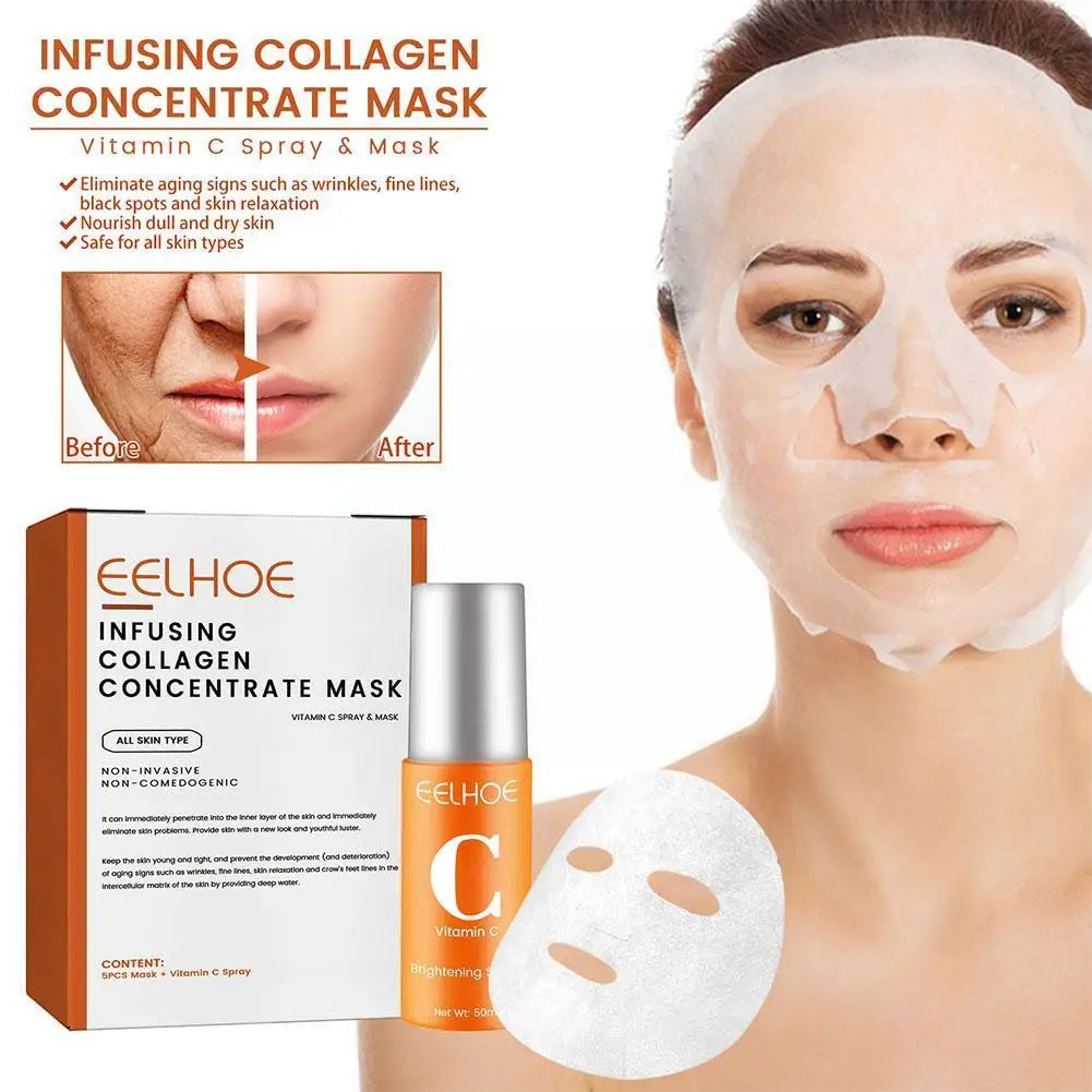 Set de Masques Visage au Collagène et à la Vitamine C