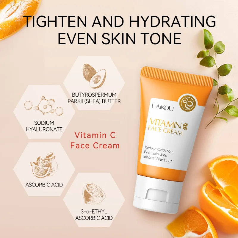 Crème Visage Hydratante à la Vitamine C LAIKOU