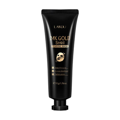 Masque Exfoliant à l'Escargot et Feuilles d'Or 24K LAIKOU